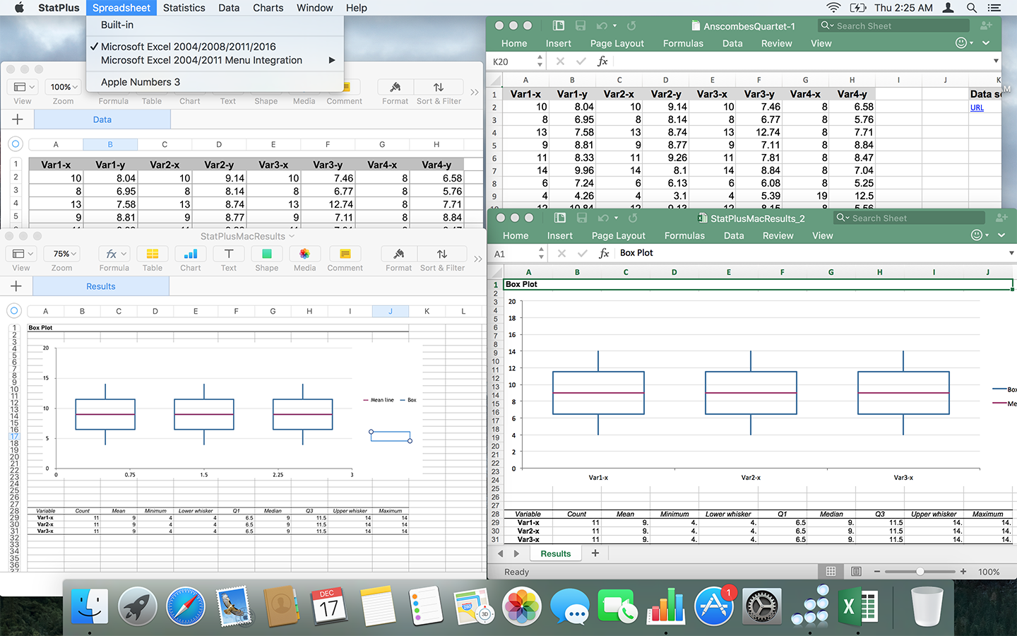 microsoft excel 2011 for mac p value
